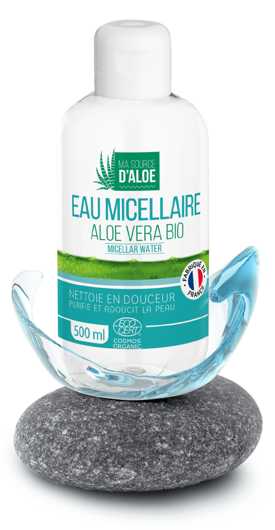 Eau micellaire Ma source d'aloe