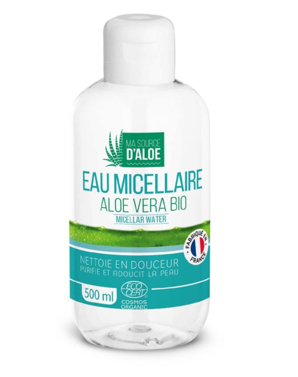 Eau micellaire Ma source d'aloe 500 ml